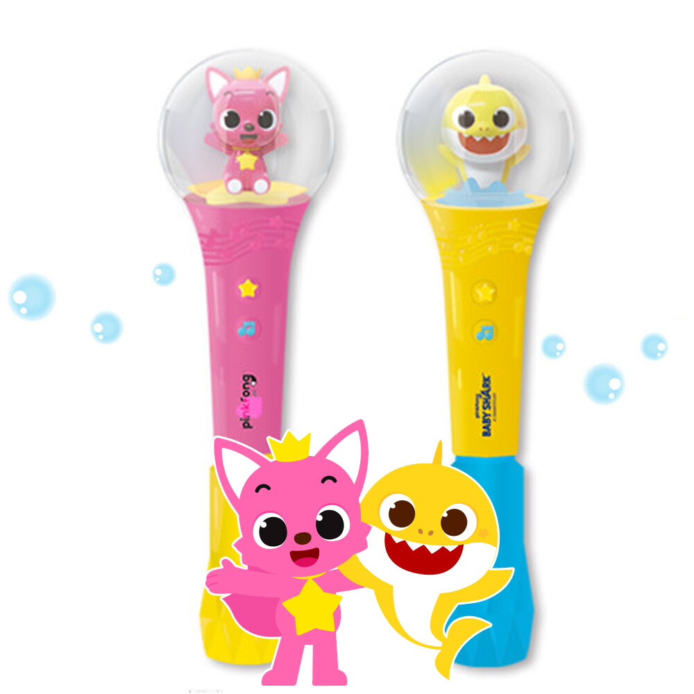 위니코니 핑크퐁 아기상어 빙글뱅글 멜로디 스틱버블 2종 택1 비눗방울 놀이