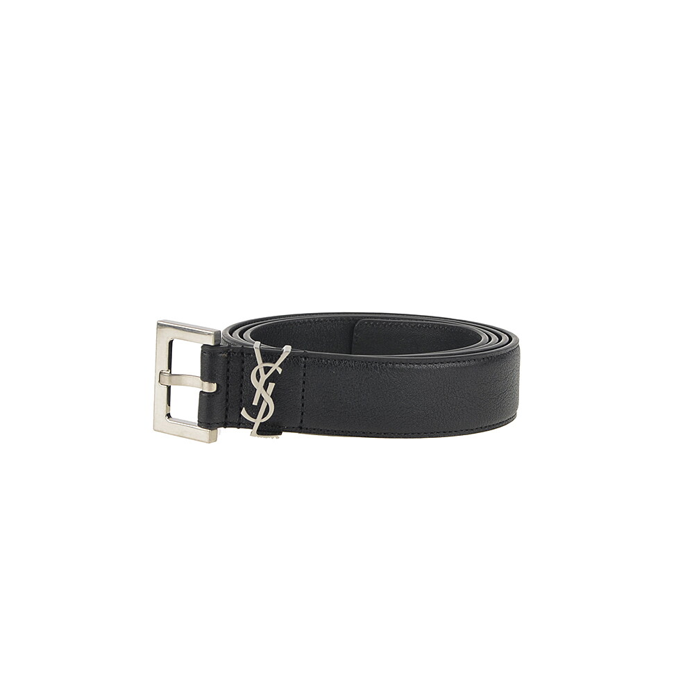 SAINT LAURENT PARIS (정상가:850000) 모노그램 남성 벨트 / 634440-BRM0E-1000