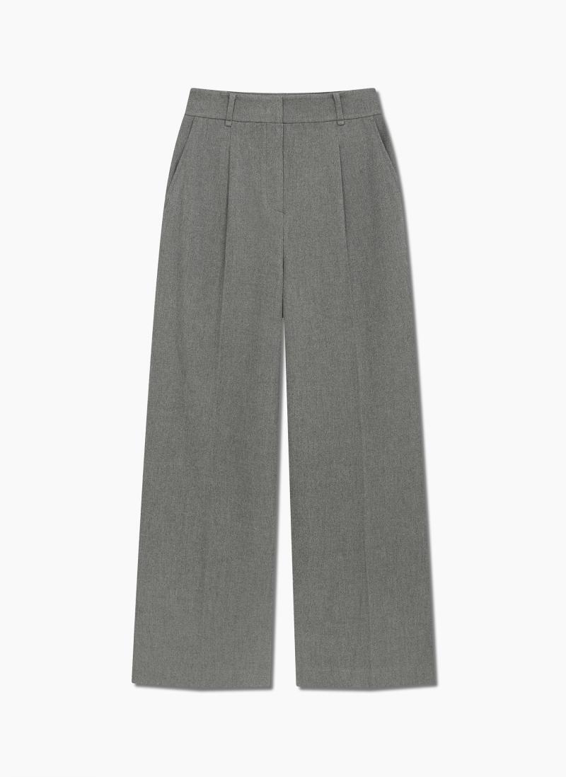 리스트 프리미엄 포멀 원턱 와이드 팬츠 TWWSLP82040