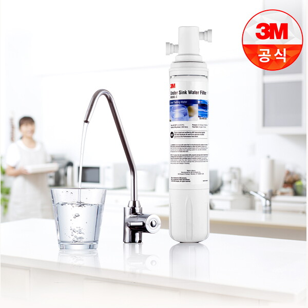 3M 3M USF-C System 직수형 언더싱크 정수기 본품(소형 아답터)