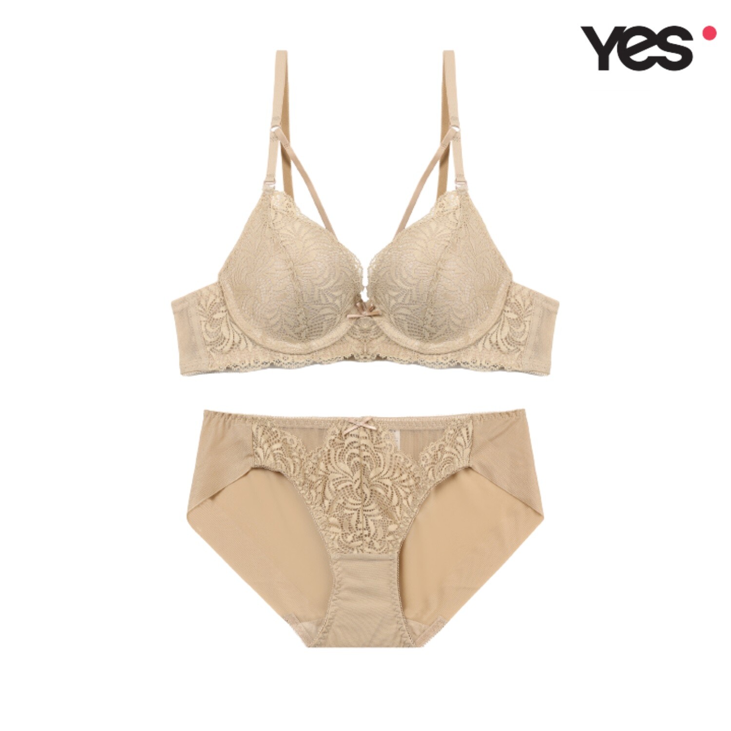 YES(속옷) 올리브 베이지 헴팬티 세트 YSWBZ613YSWPZ614