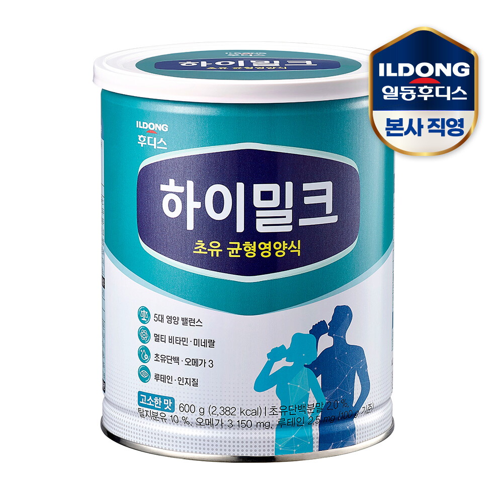 일동후디스(주) 하이밀크 초유 균형영양식 600g 1캔