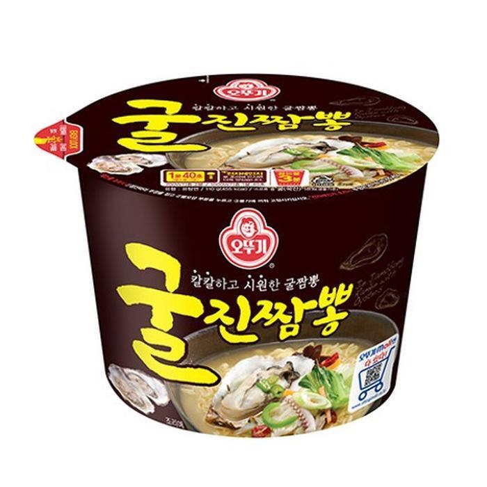 셀러허브 식품 큰컵라면 오뚜기 굴진짬뽕 110g 24개