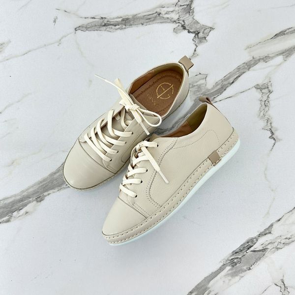 카멜브라운 [하프클럽/카멜브라운]지쎄수제화 고트가죽 쥬피터 내츄럴 스니커즈