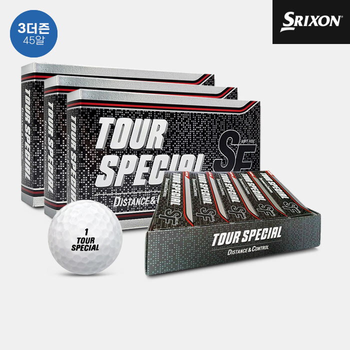 스릭슨(P) 3더즌 45알 스릭슨 골프공 SF TOUR 2피스 화이트 스페셜투어 유러피언 골프볼