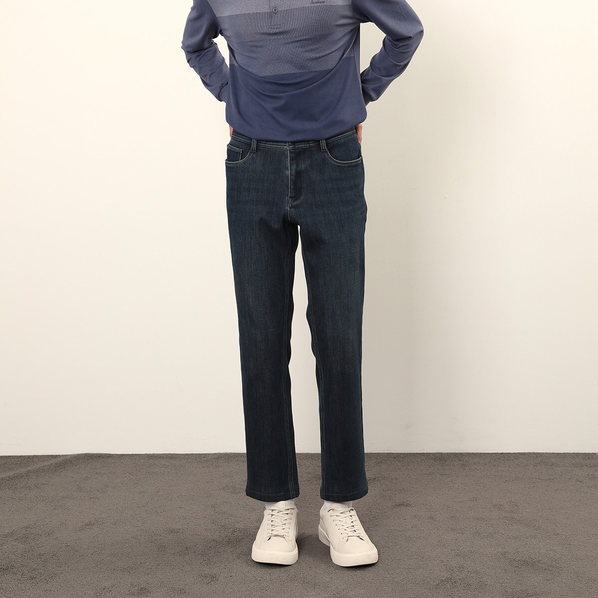 인디안 베이직핏 본딩 겨울 데님 MIUDL4W946156LG