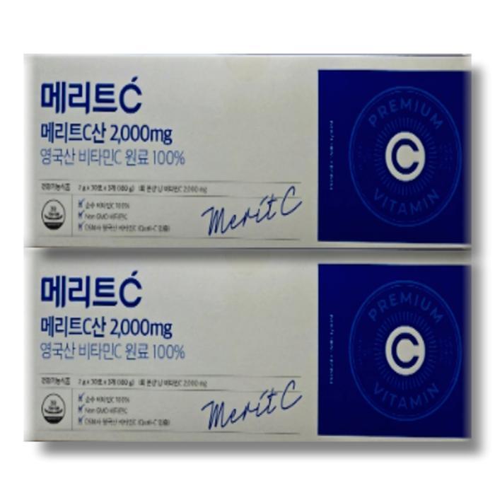 셀러허브 식품 휴온스 메리트C산 2000mg 90포 2박스