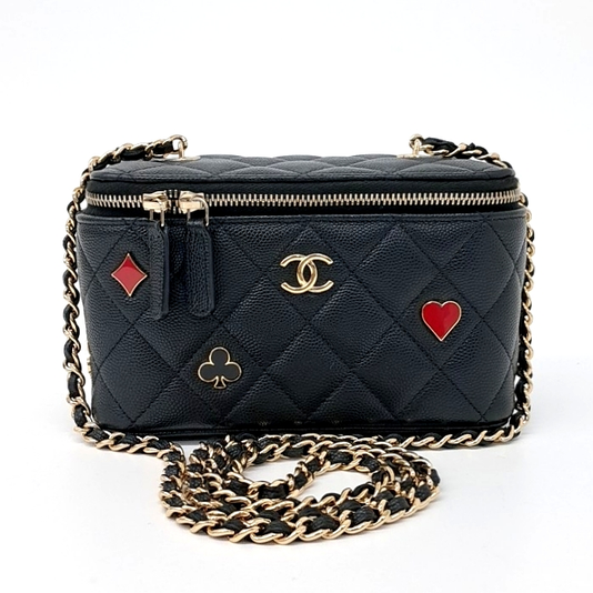 샤넬 [구구스]중고명품 샤넬 캐비어 카지노 베니티 크로스백 AP3079 (NO 10304350)