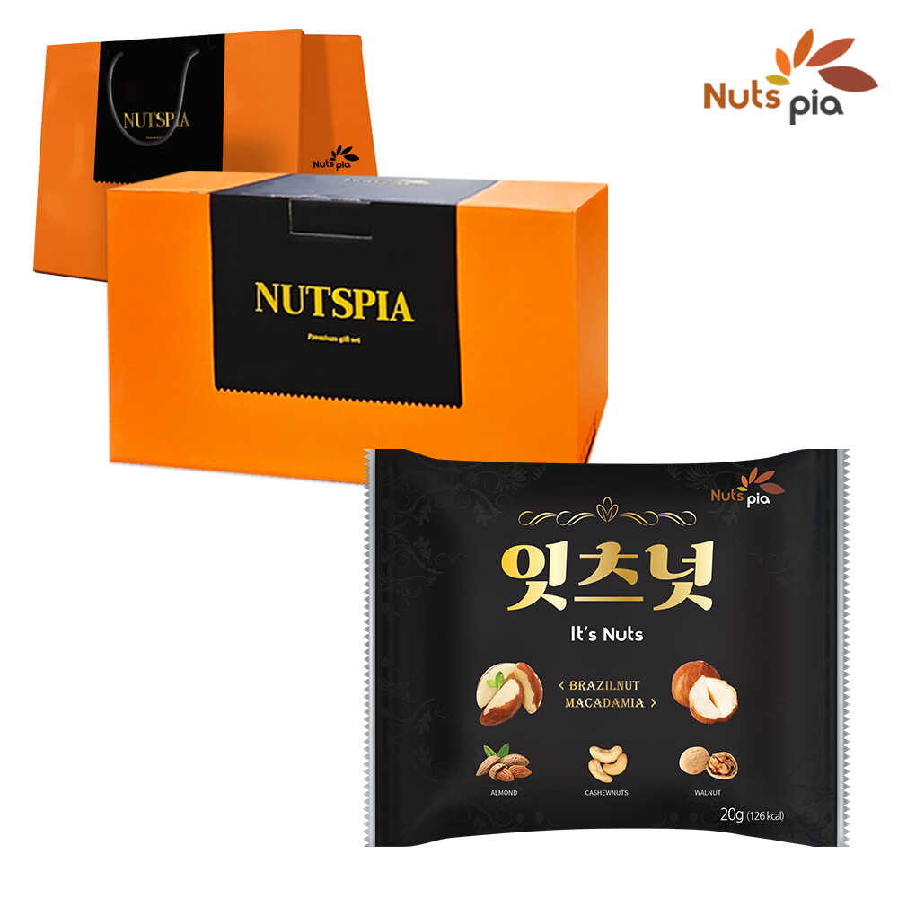 넛츠피아 잇츠넛 20g X 100봉 하이엔드 선물세트 매일 견과류 하루견과 한줌견과