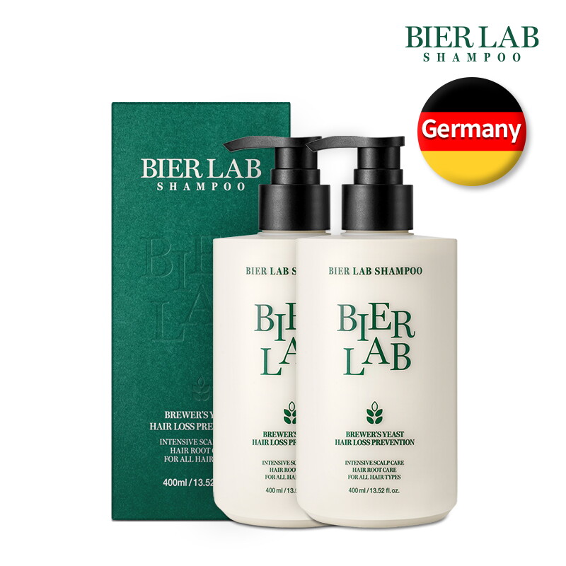 비어랩 비어랩 독일 맥주효모 탈모샴푸 400ml 2통