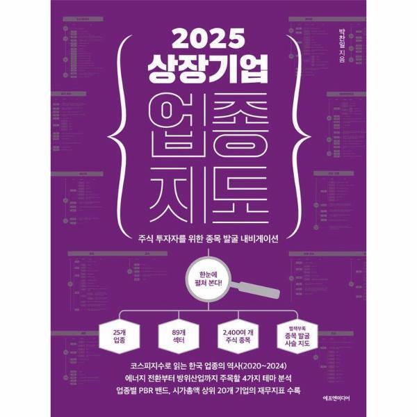 웅진북센 2025 상장 기업 업종 지도 - 주식 투자자를 위한 종목 발굴 내비게이션