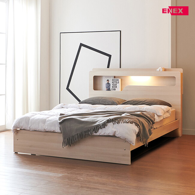 에넥스 레스폴 LED 일반형 침대 SS-호텔식투인스매트리스