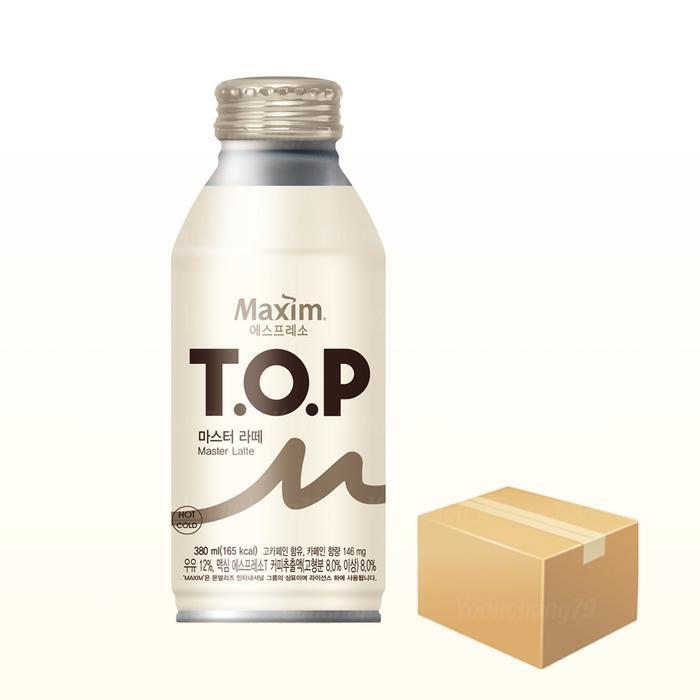 셀러허브 식품 티오피 마스터라떼 380ml x 24개 (1박스) 맥심 커피음료