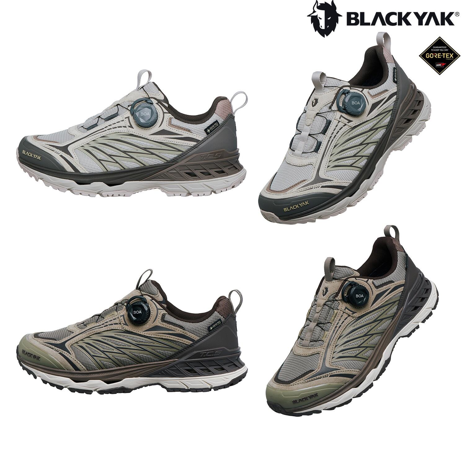 블랙야크레저 블랙야크 343 MAX D PRM GTX 고어텍스 등산화 남여 트레킹화 운동화 ABYSHX4009 NW