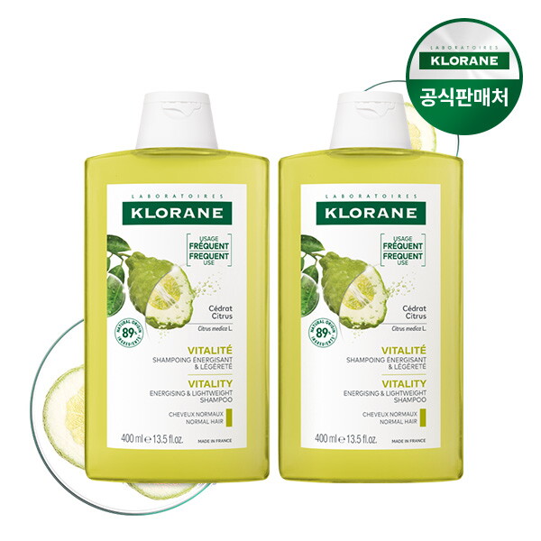 클로란 클로란 시트러스 샴푸 400ml 2개
