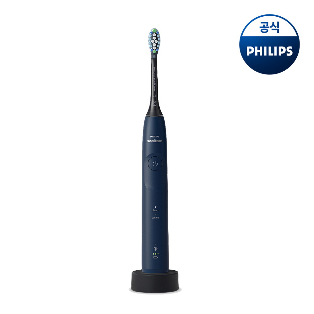 필립스 PHILIPS 필립스 ALL NEW 소닉케어 전동칫솔 5500 시리즈 화이트닝 네이비 블루 HX7113/04