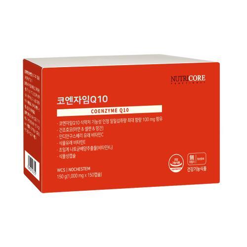 뉴트리코어(백) (뉴트리코어)(4+1)코엔자임Q10(1000 mg x 150캡슐)