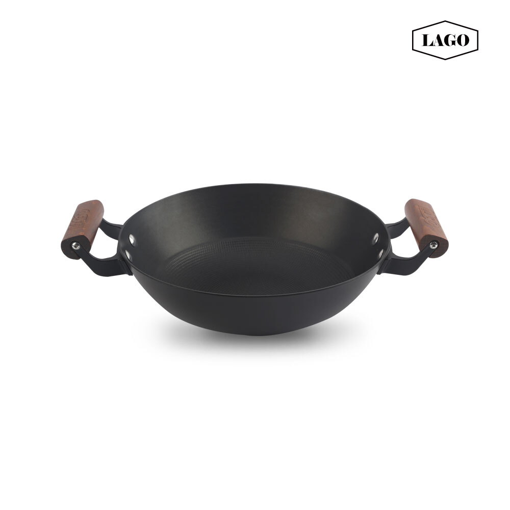 라고 LAGO 3중코팅 인덕션 무쇠주물 양수 궁중팬 28cm K3462DI