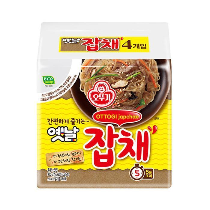 셀러허브 식품 봉지라면 오뚜기 옛날잡채 75g 16개