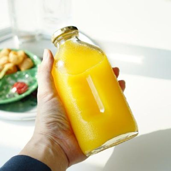 교보문고 알럽하우스 미니 델몬트 유리병 500ml 1P (공병)