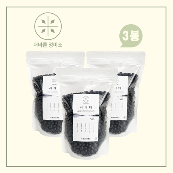 기타 [하프클럽/케이쇼핑]더바른 정미소 서리태 1.5kg (500g x 3봉)