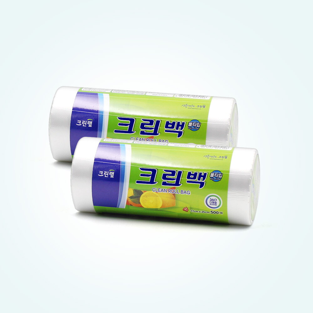 크린랩 크린랩 크린롤백 500매 17*25 (미니) x 2개