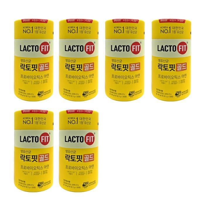 셀러허브 식품 종근당건강 락토핏 골드 2g x 50포 x 6통 -AO-