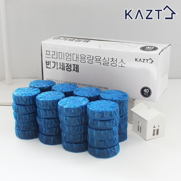 가쯔 대용량욕실청소변기세정제50g40개