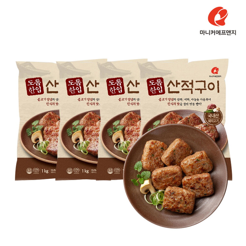 마니커에프앤지 마니커에프앤지 도톰한입산적구이 1kg(4봉)