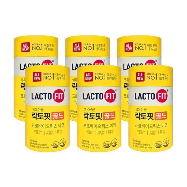 하프클럽(식품) [하프클럽/기타]종근당건강 락토핏 올뉴 락토핏 골드 2g x 50포 6통 HIS