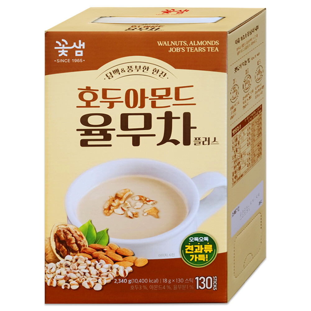 꽃샘 꽃샘 호두 아몬드 율무차 130T