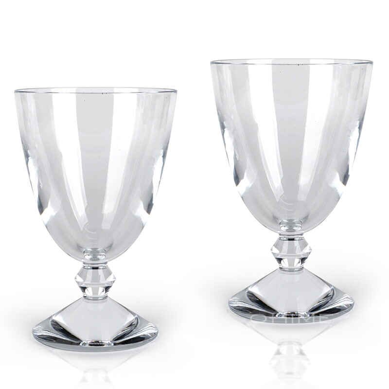 바카라 [국내보유/당일출고] 바카라 테이블웨어 워터 베가 글라스 세트 클리어 2PCS