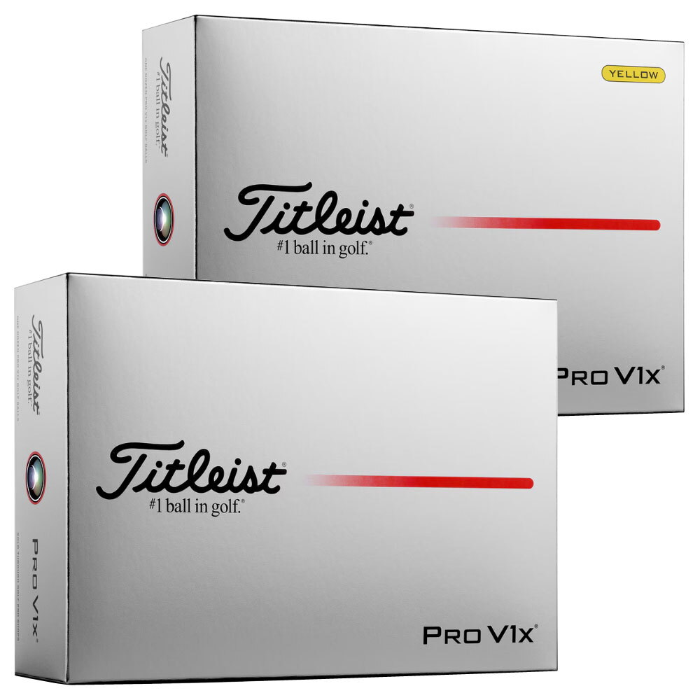 타이틀리스트(골프) 타이틀리스트 PRO V1X 골프공 2025년 12개입 1더즌