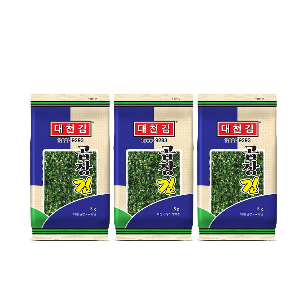 대천김 대천김 곱창김 도시락김 5g x 40봉