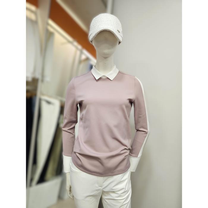 팜스프링 [팜스프링스]팜스프링스 세이브존01 여성 가을 카라배색 긴팔 티셔츠 STTL-243213 (41015443)