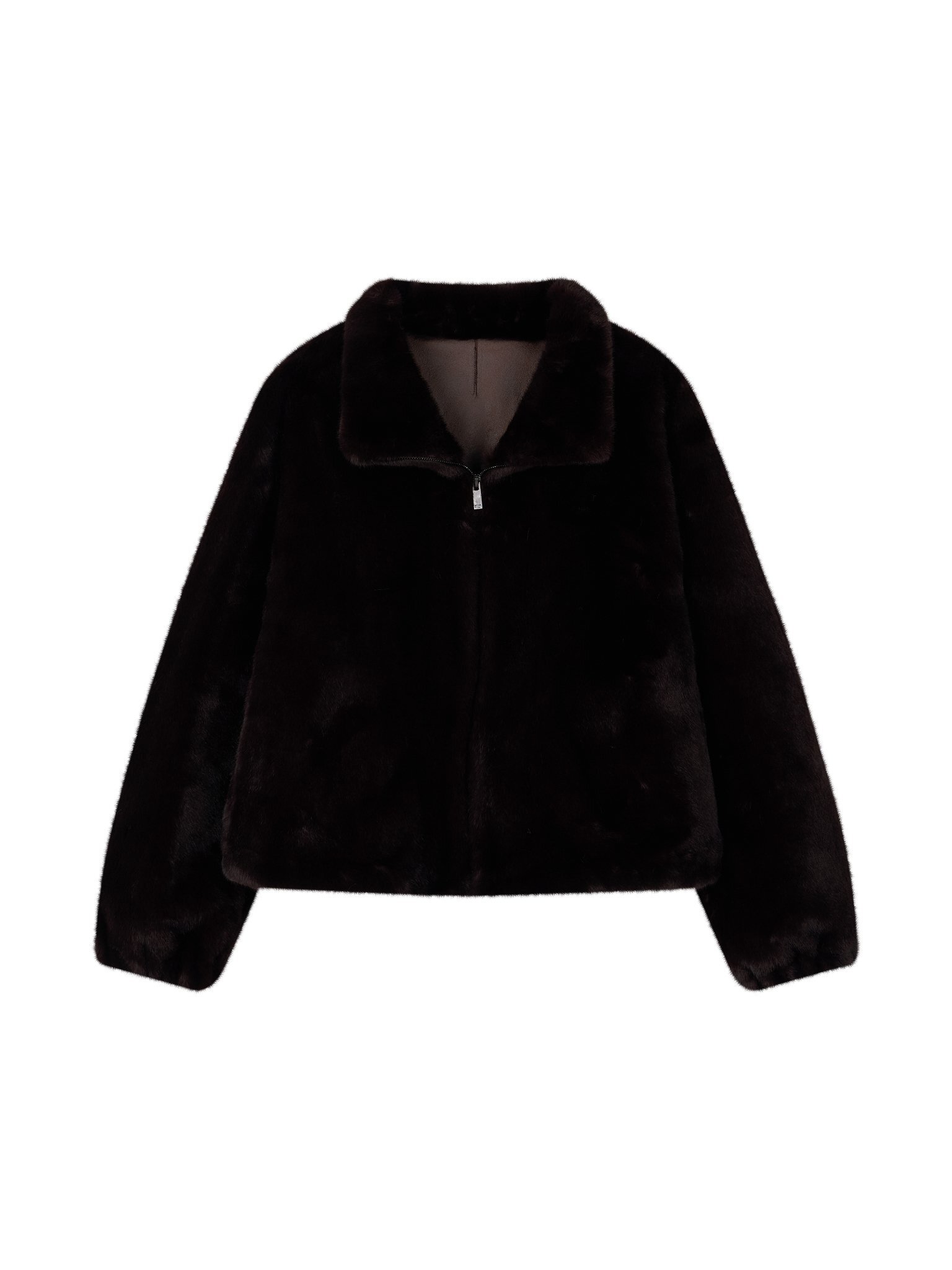 ◎26FW Faux 밍크 하프 자켓 5
