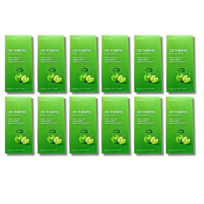 셀러허브 식품 닥터린 그린 아세로라C 1.5g x 14포 12박스