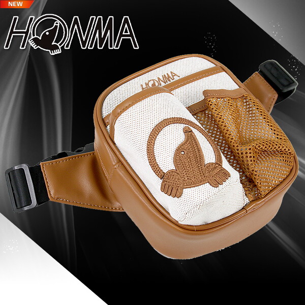 혼마 혼마) HONMA 파크골프 웨이스트 파우치 힙색 벨트(베이지)