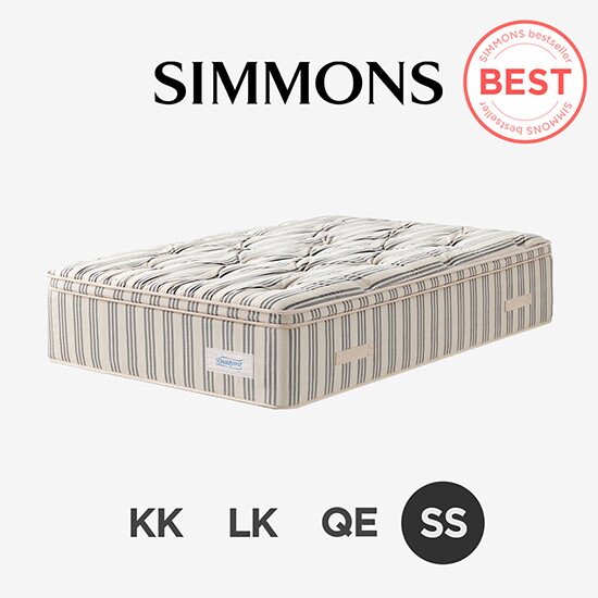 시몬스 [30일 구매시 5만 상품권 100%증정][시몬스] 뷰티레스트 자스민. 슈퍼싱글 매트리스