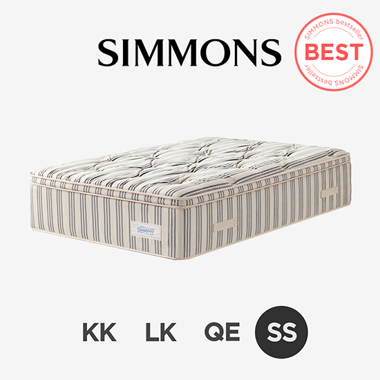 시몬스 [30일 구매시 5만 상품권 100%증정][시몬스] 뷰티레스트 자스민. 슈퍼싱글 매트리스