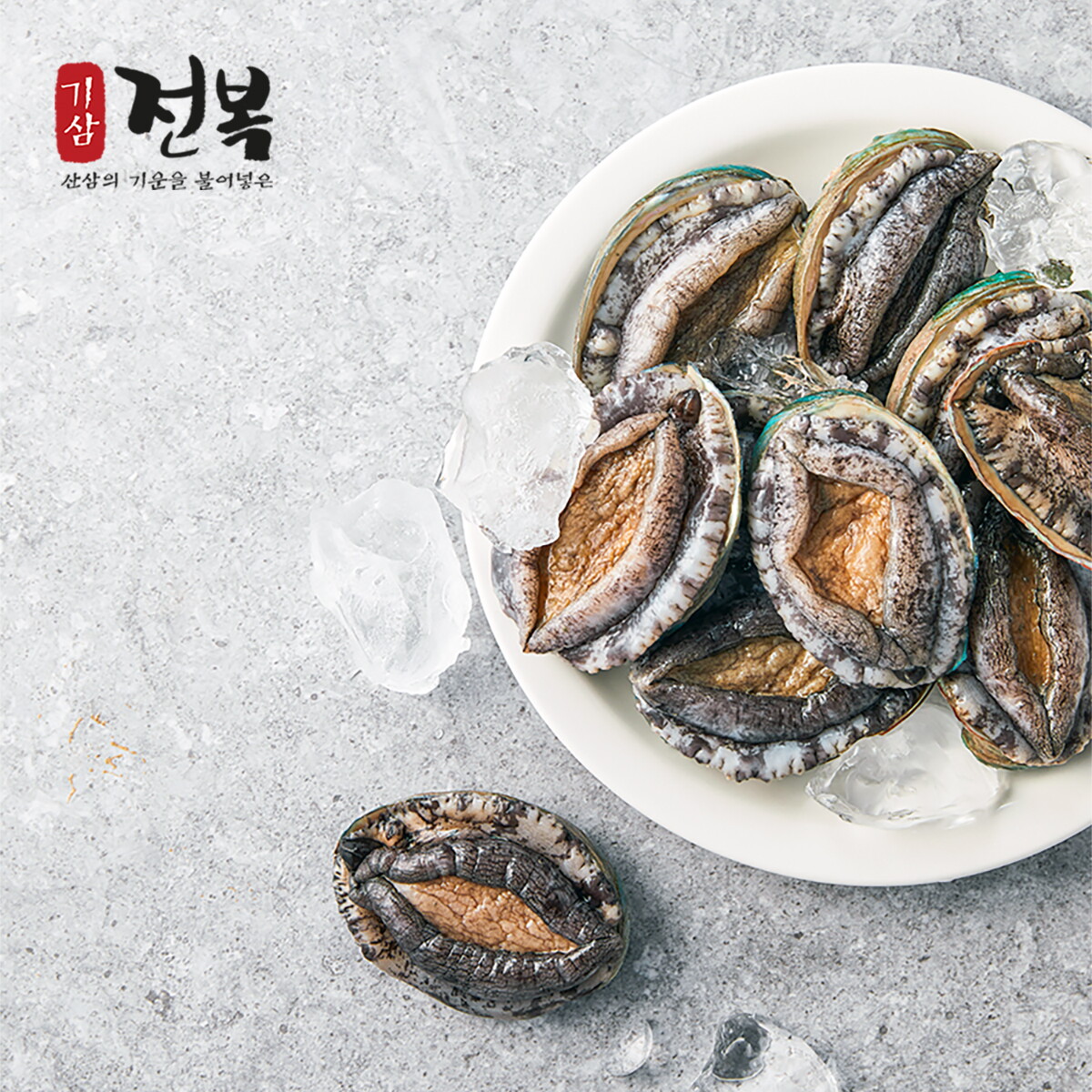 [기삼전복]진도 기삼 활전복 16미 1.04kg이상 (65-80g)