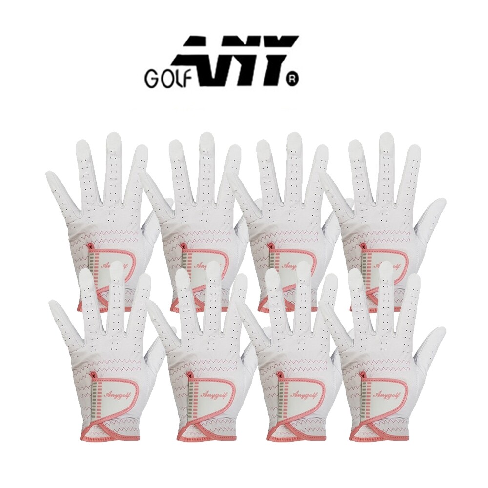 기타 ANYGOLF WOMEN 애니골프 미라클 천연올양피 여성용 골프장갑 왼손 8개 / 몬스터골프