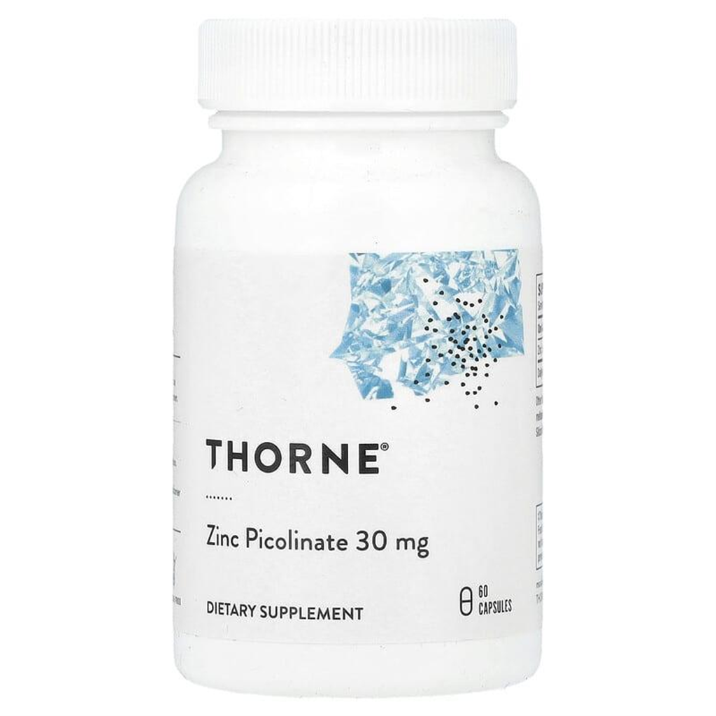 프록시 해외직구 해외배송 Thorne Research 쏜리서치 징크 아연 피콜리네이트 30mg 60정 Zinc Picolinate
