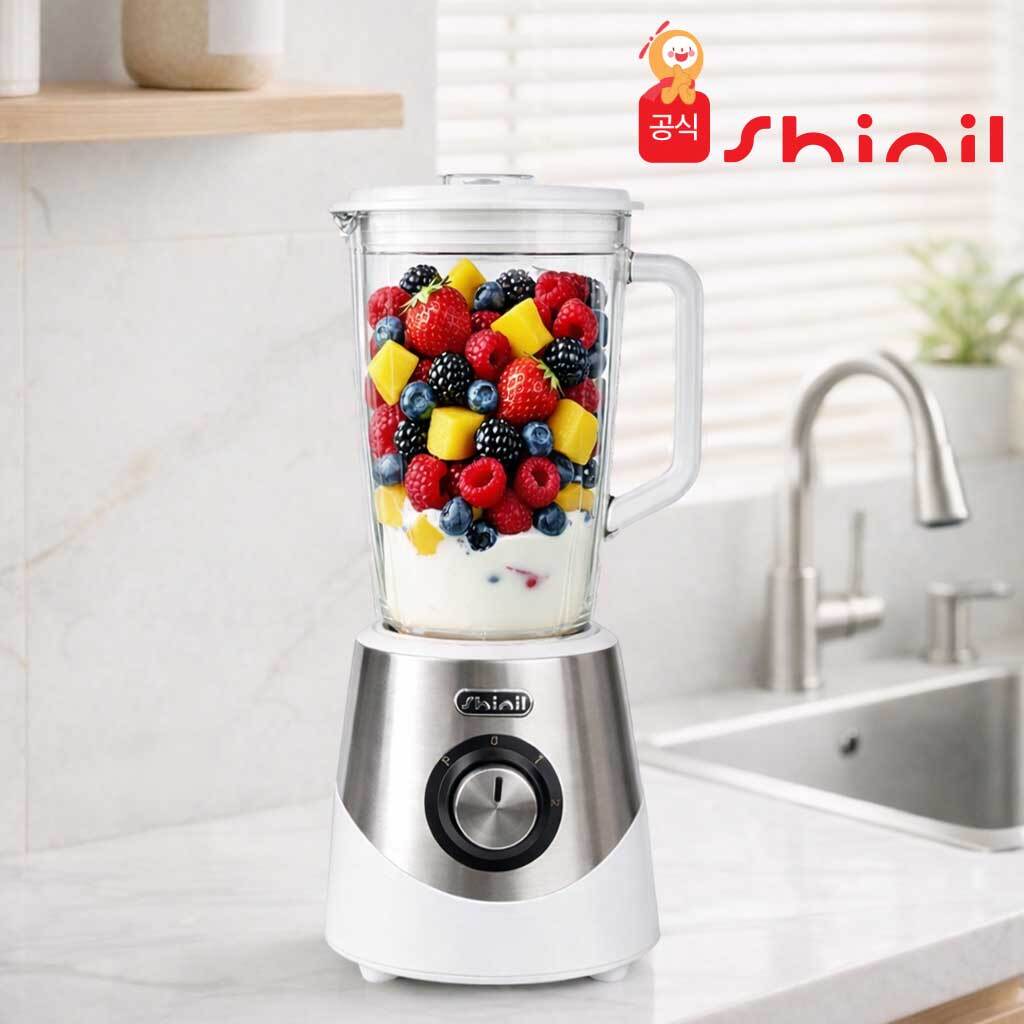 신일 신일 글라스 믹서기 SMX-235W 초고속 블렌딩 강화유리 1.5L