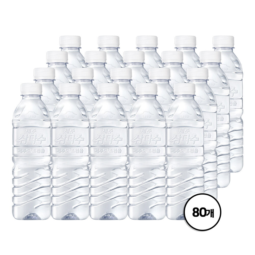 제주삼다수 제주 삼다수 무라벨 500ml X 80병(유/무라벨 랜덤발송)