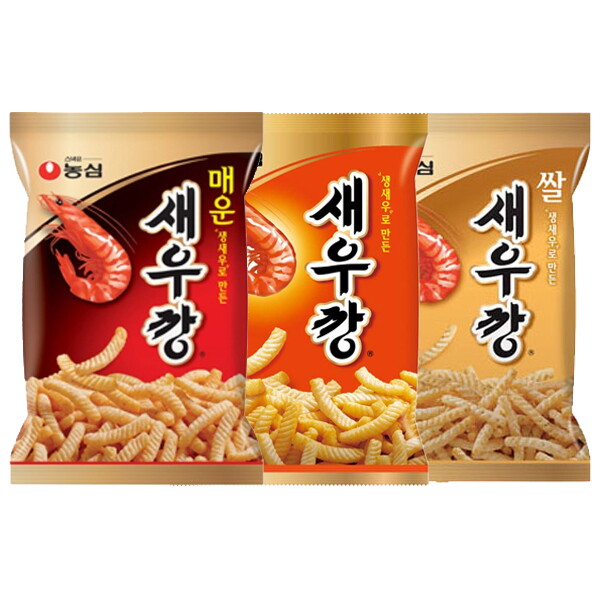 농심 새우깡 90g x 6봉 + 매운새우깡 90g x 2봉 + 쌀새우깡 80g x 2봉
