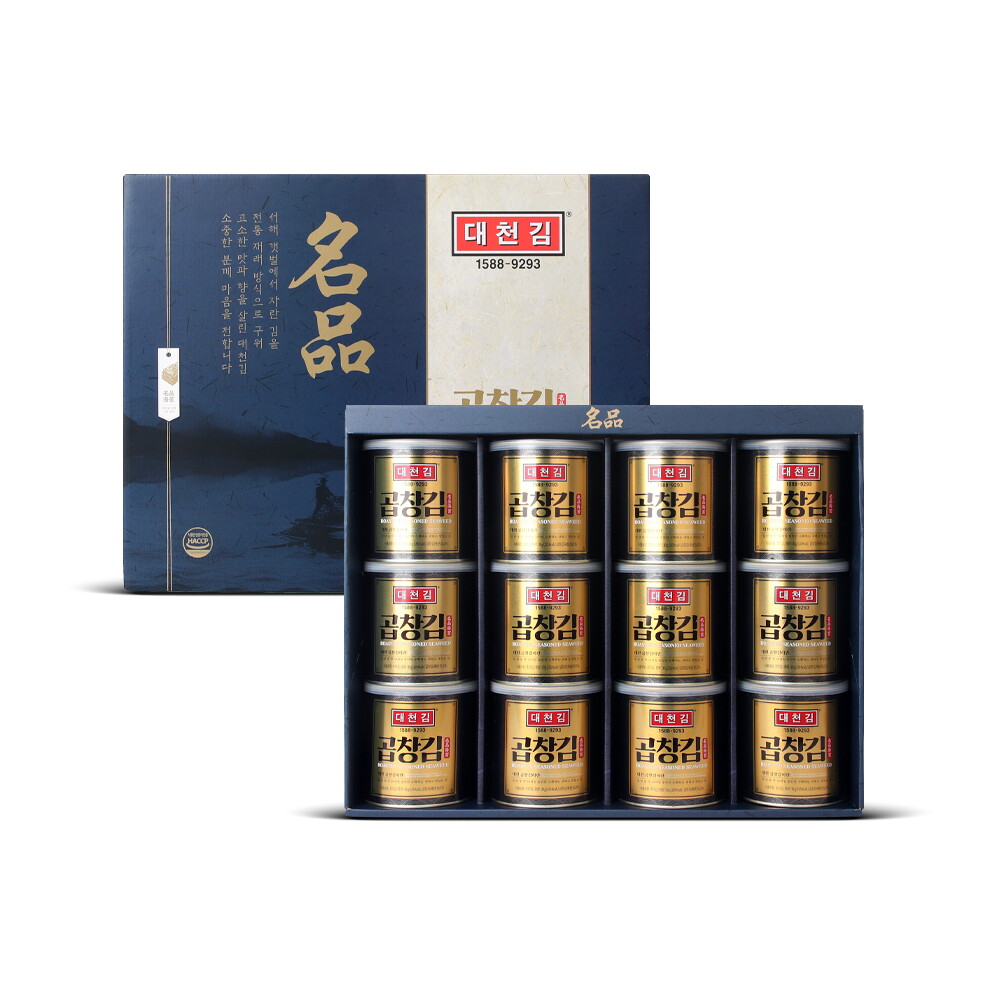 대천김 대천김 명품 캔김 선물세트 12캔