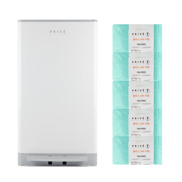 매직캔 매직캔리필 프리베 27리터 전용 리필5매 PLUS 280R