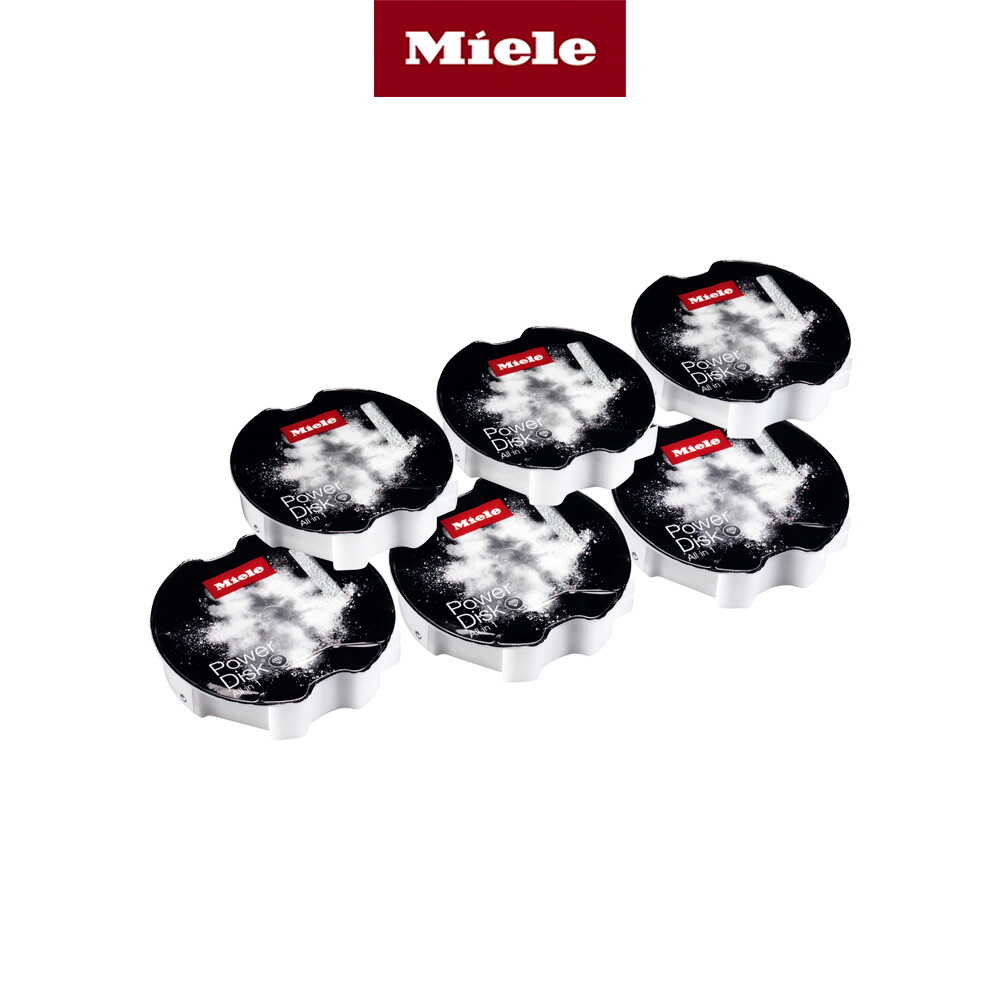 밀레 [Miele 본사] 밀레 오토도스 식기세척기 전용 세제 파워디스크 6개 세트