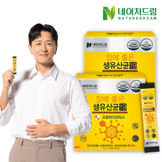 네이처드림 장에 좋은 생유산균19 2g x 30포 2박스